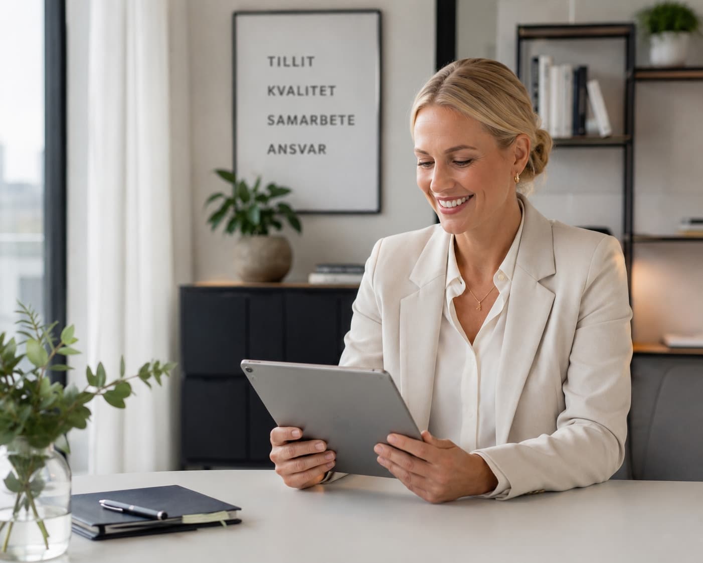 Interior and office furniture in a professional space
